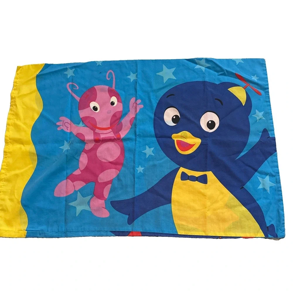 Vintage Nickelodeon Backyardigans Pillowcase 2 sided Viacom 2006 Nick Jr